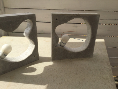 Betonlampe