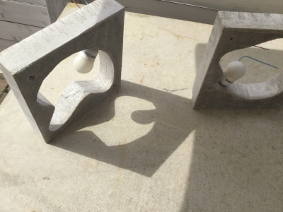 Betonlampe